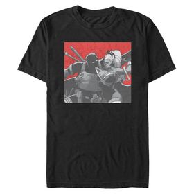 Marvel Big & Tall Universe Kanji Bpo Üst Kısa Kollu Siyah Erkek T-shirt
