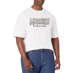Marvel Big & Tall Universe Morbius Monster Üst Kısa Kollu Beyaz Erkek T-shirt