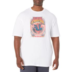 Marvel Big & Tall Universe Spider-gig Üst Kısa Kollu Beyaz Erkek T-shirt