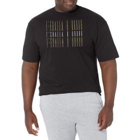 Marvel Big & Tall Universe Tao Stack Üst Kısa Kollu Siyah Erkek T-shirt