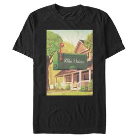Marvel Big & Tall Universe the Visions Üst Kısa Kollu Siyah Erkek T-shirt