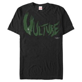 Marvel Big & Tall Vulture Logolu Black Erkek T-shirt