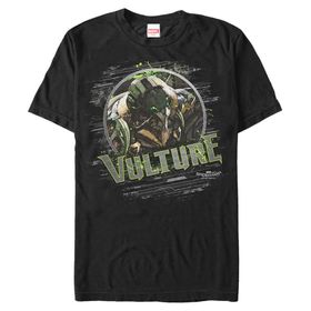 Marvel Big & Tall Vulture Strikes Black Erkek T-shirt