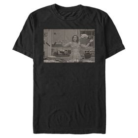 Marvel Big & Tall Wandavision Chiefs Mutfak Black Erkek T-shirt