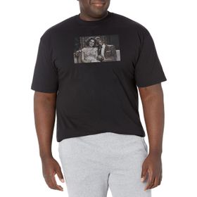 Marvel Big & Tall Wandavision Couch Çift Black Erkek T-shirt
