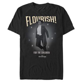 Marvel Big & Tall Wandavision Flourish Vision Black Erkek T-shirt