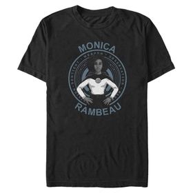 Marvel Big & Tall Wandavision Heroic Rambeau Black Erkek T-shirt