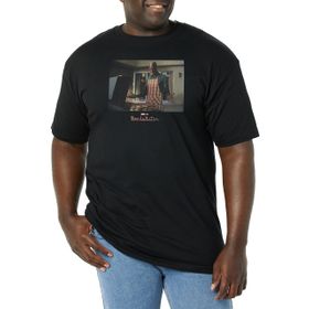 Marvel Big & Tall Wandavision Renk Numaraları Black Erkek T-shirt
