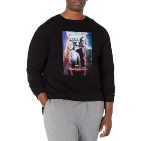 Marvel Big & Tall Wandavision Teaser Poster Black Erkek T-shirt