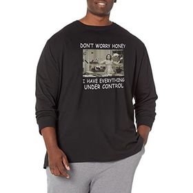 Marvel Big & Tall Wandavision Under Control Black Erkek T-shirt