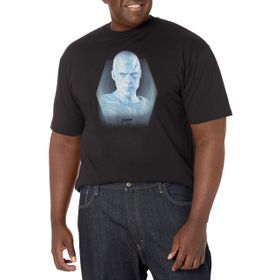 Marvel Big & Tall Wandavision Vision Online Black Erkek T-shirt