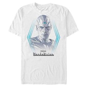 Marvel Big & Tall Wandavision Vision Online Black Erkek T-shirt