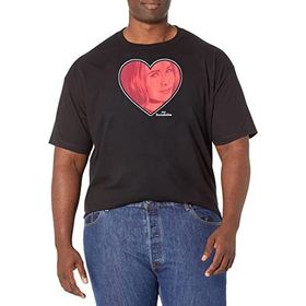 Marvel Big & Tall Wandavision Wanda Love Black Erkek T-shirt
