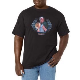 Marvel Big & Tall Wandavision Westview Black Erkek T-shirt
