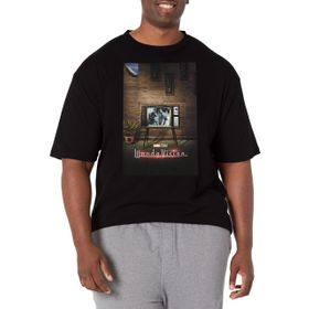 Marvel Big & Tall Wandavision Wv Poster 50'ler Üst Kısa Kollu Siyah Erkek T-shirt