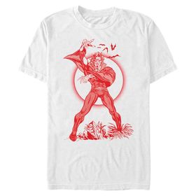 Marvel Büyük ve Uzun Evren Kırmızı Morbius Beyaz Erkek T-shirt
