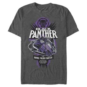 Marvel Büyük ve Uzun Klasik Adval Talon Charcoal Heather Erkek T-shirt