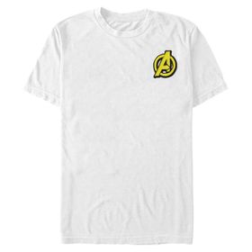 Marvel Büyük ve Uzun Klasik Çizilmiş Yenilmezler White Erkek T-shirt