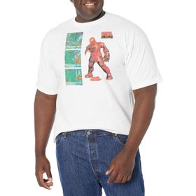 Marvel Büyük ve Uzun Klasik Demir Zombi Paneli White Erkek T-shirt
