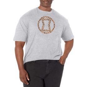 Marvel Büyük ve Uzun Klasik Dul Simgesi Leopar Dolgu Athletic Heather Erkek T-shirt