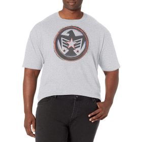 Marvel Büyük ve Uzun Klasik Falcon America Athletic Heather Erkek T-shirt