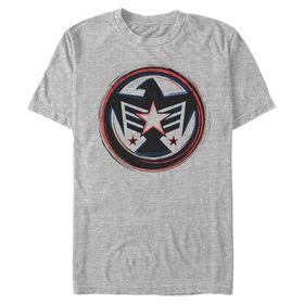Marvel Büyük ve Uzun Klasik Falcon America Athletic Heather Erkek T-shirt