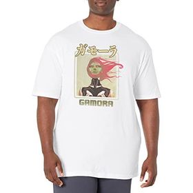 Marvel Büyük ve Uzun Klasik Gamo-ra Kanji White Erkek T-shirt