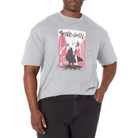 Marvel Büyük ve Uzun Klasik Gwen Ayrı Athletic Heather Erkek T-shirt