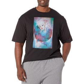 Marvel Büyük ve Uzun Klasik Hayalet Örümcek Portresi Üst Kısa Kollu Siyah Erkek T-shirt