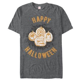 Marvel Büyük ve Uzun Klasik Kabak Charcoal Heather Erkek T-shirt