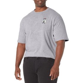 Marvel Büyük ve Uzun Klasik Kaptan Rozeti Athletic Heather Erkek T-shirt