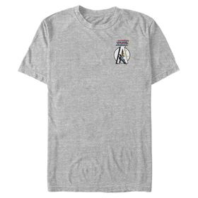 Marvel Büyük ve Uzun Klasik Kaptan Rozeti Athletic Heather Erkek T-shirt