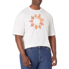 Marvel Büyük ve Uzun Klasik Kurabiye Desenli White Erkek T-shirt