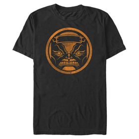 Marvel Büyük ve Uzun Klasik Modok Turuncu Üst Kısa Kollu Siyah Erkek T-shirt