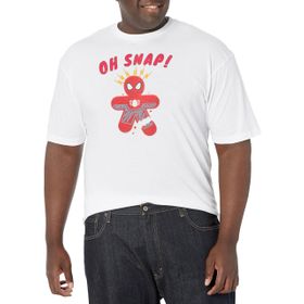 Marvel Büyük ve Uzun Klasik Örümcek Kurabiye White Erkek T-shirt