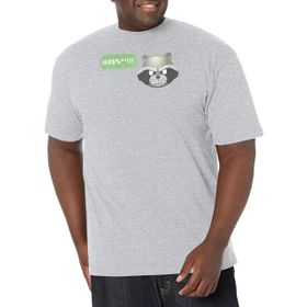 Marvel Büyük ve Uzun Klasik Roket Emoji Athletic Heather Erkek T-shirt
