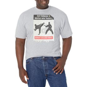 Marvel Büyük ve Uzun Klasik Sensei Kanat Dövüş Sanatları Athletic Heather Erkek T-shirt