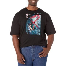 Marvel Büyük ve Uzun Klasik Şeytanın Grafiti Şub18 Üst Kısa Kollu Siyah Erkek T-shirt