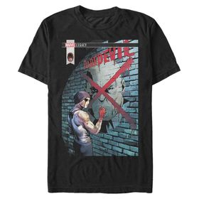 Marvel Büyük ve Uzun Klasik Şeytanın Grafiti Şub18 Üst Kısa Kollu Siyah Erkek T-shirt
