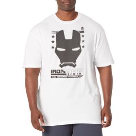 Marvel Büyük ve Uzun Klasik Sokak White Erkek T-shirt