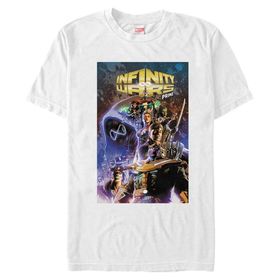 Marvel Büyük ve Uzun Klasik Thanos Prime White Erkek T-shirt