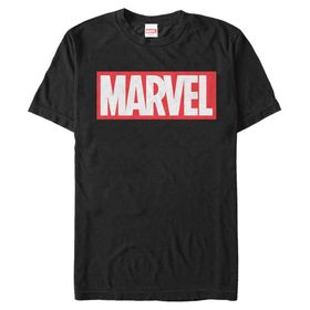 Marvel Büyük ve Uzun Klasik Tuğla Üst Uzun Kollu Siyah Erkek T-shirt