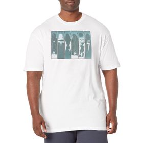 Marvel Büyük ve Uzun Klasik Vektör Paneller White Erkek T-shirt