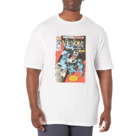 Marvel Büyük ve Uzun Klasik Venomies White Erkek T-shirt