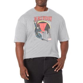 Marvel Büyük ve Uzun Klasik Web Slinger Athletic Heather Erkek T-shirt