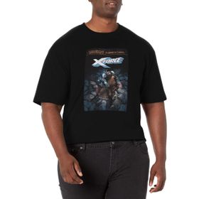 Marvel Büyük ve Uzun Klasik X-Force Üst Kısa Kollu Siyah Erkek T-shirt