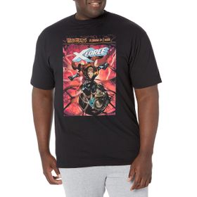 Marvel Büyük ve Uzun Klasik X-Force Üst Kısa Kollu Siyah Erkek T-shirt