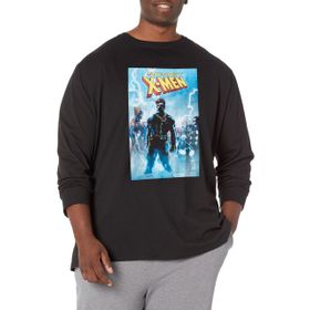 Marvel Büyük ve Uzun Klasik X Üst Kısa Kollu Siyah Erkek T-shirt