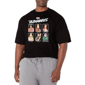 Marvel Büyük ve Uzun Klasik Yıl Kitabı Üst Kısa Kollu Siyah Erkek T-shirt