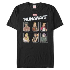 Marvel Büyük ve Uzun Klasik Yıl Kitabı Üst Kısa Kollu Siyah Erkek T-shirt